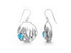 Turquoise Sea Life Earring TRQ-RUE-54.