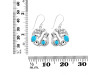 Turquoise Mermaid & Sea Horse & Star Fish & Shell Earring TRQ-RUE-66.