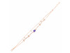 Tanzanite Raw Crystal & White Topaz Bracelet TZN-RDB-168.
