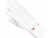 Tanzanite Raw Crystal & White Topaz Bracelet TZN-RDB-168.