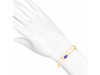 Tanzanite Raw Crystal & White Topaz Bracelet TZN-RDB-168.