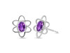 Amethyst Stud Earring AMT-RDE-12.