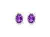 Amethyst Stud Earring AMT-RDE-1374.