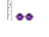 Amethyst Stud Earring AMT-RDE-1426.