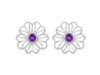 Amethyst Stud Earring AMT-RDE-61.