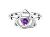 Amethyst Triquetra Ring AMT-RDR-2142.