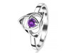Amethyst Triquetra Ring AMT-RDR-2142.