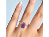 Amethyst Raw Crystal Ring AMT-RR-200.