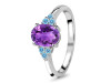 Amethyst & Blue Topaz Ring AMT-RR-364-BTZ.