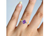 Amethyst & Blue Topaz Ring AMT-RR-364-BTZ.