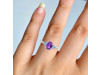 Amethyst & Blue Topaz Ring AMT-RR-364-BTZ.