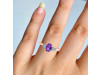 Amethyst & Blue Topaz Ring AMT-RR-364-BTZ.
