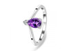 Amethyst & White Topaz Ring AMT-RR-374.