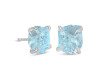 Aquamarine Raw Crystal Stud Earring AQM-RE-350.