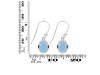 Aquamarine Earring AQM-RDE-713.