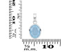 Aquamarine Pendant AQM-RDP-466.