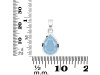 Aquamarine Pendant AQM-RDP-470.