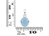 Aquamarine Pendant AQM-RDP-734.