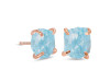Aquamarine Raw Crystal Stud Earring AQM-RE-200.