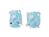 Aquamarine Raw Crystal Stud Earring AQM-RE-200.