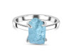 Aquamarine Raw Crystal Ring  AQM-RR-200.