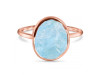 Aquamarine Raw Crystal Ring AQM-RR-345.