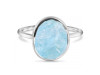 Aquamarine Raw Crystal Ring AQM-RR-345.