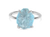 Aquamarine Raw Crystal Ring AQM-RR-347.
