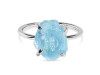 Aquamarine Raw Crystal Ring AQM-RR-350.