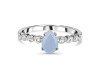 Aquamarine & White Topaz Ring AQM-RR-419D.