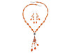 Carnelian Beaded  Jewelry Set BDD-12-1636