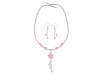 Rose Quartz Beaded  Jewelry Set BDD-12-1650