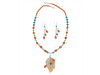 Carnelian/Green Onyx Beaded  Jewelry Set BDD-12-1652