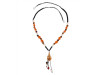 Carnelian/Tiger Eye Beaded Necklace BDD-12-1656