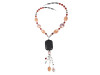 Lava/Pearl/Red Jasper Beaded Necklace BDD-12-1660