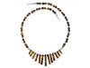 Tiger Eye Beaded Necklace BDD-12-1662