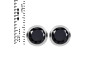 Black Tourmaline Stud Earring BLS-RDE-1243.