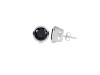 Black Tourmaline Stud Earring BLS-RDE-1425.