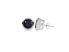 Black Tourmaline Stud Earring BLS-RDE-1426.