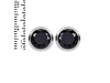 Black Tourmaline Stud Earring BLS-RDE-1434.