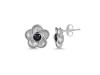 Black Tourmaline Stud Earring BLS-RDE-584.