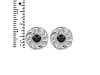 Black Tourmaline Stud Earring BLS-RDE-607.
