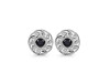 Black Tourmaline Stud Earring BLS-RDE-607.