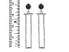 Black Tourmaline Earring BLS-RDE-614.