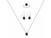  Black Tourmaline Jewelry Set BLS-RDN-455-RDE-547-RDR-248.