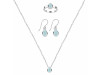  Blue Chalcedony Jewelry Set BLX-RDN-451-RDE-1317-RDR-4027.