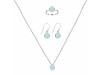  Blue Chalcedony Jewelry Set BLX-RDN-455-RDE-547-RDR-248.