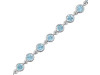 Blue Topaz Bracelet BTZ-RDB-116-CUT.