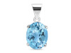 Blue Topaz Pendant BTZ-1-10