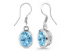 Blue Topaz Earring BTZ-3-2
